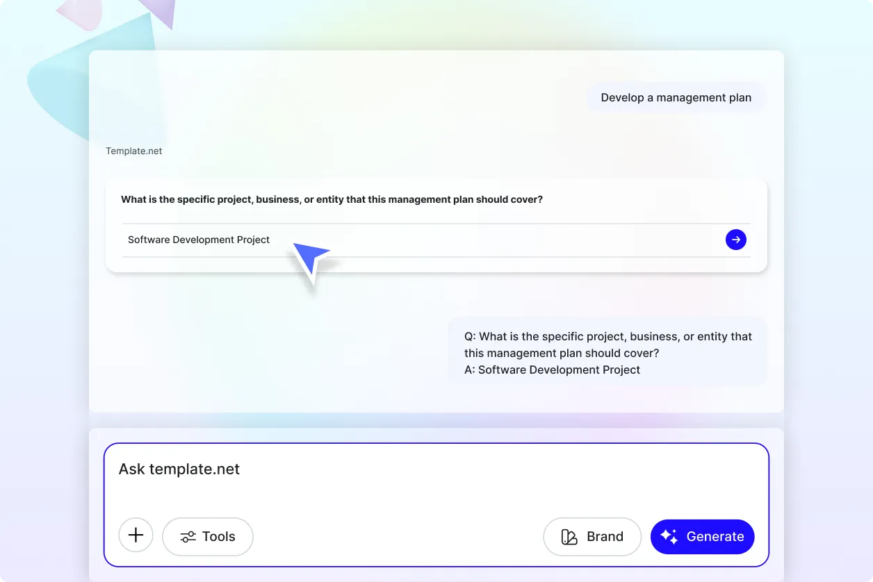 Free AI Management Plan Generator, AI Management Plan Maker Online [ No Signup ]